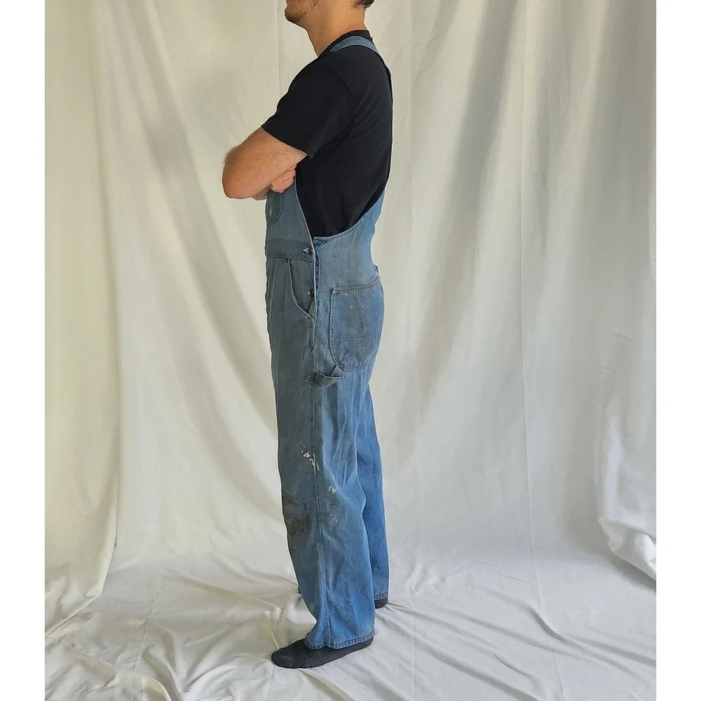 Vintage Big Mac Thrashed Overalls - Picture 2 of 5